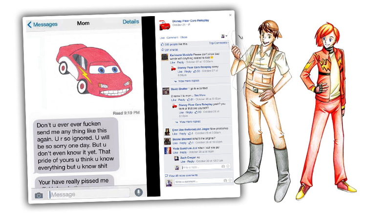 Illustration for article titled The People Who Pretend To Be Pixar's Cars On Facebook Want To Get Me Fired